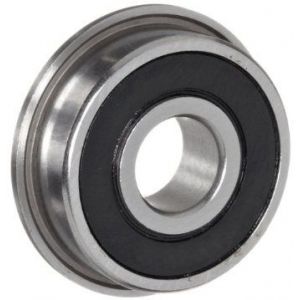 F61800-2RS GENERIC 10x19x5 Single Row Metric Ball Bearing With Flange On Outer and 2 Rubber Seals Thumbnail
